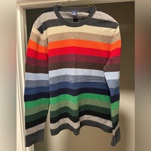 Large Men’s GAP multi colored sweater